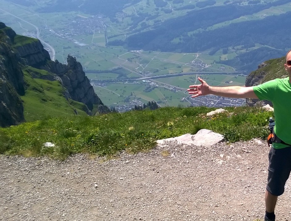 Tiefblicke auf das Sarganserland