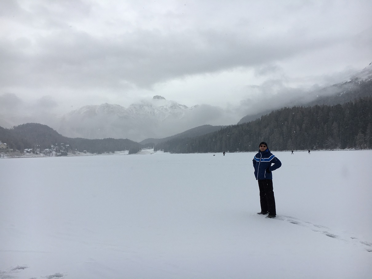 Auf dem St. Moritzersee