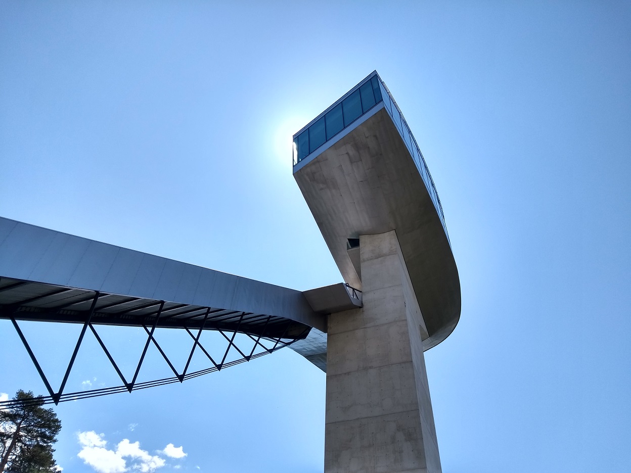 Der Turm der Bergisel Sprungschanze