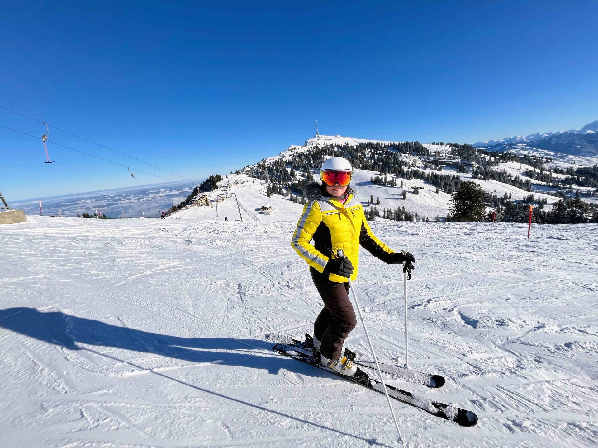 Im Hintergrund Rigi Kulm, links Staffel